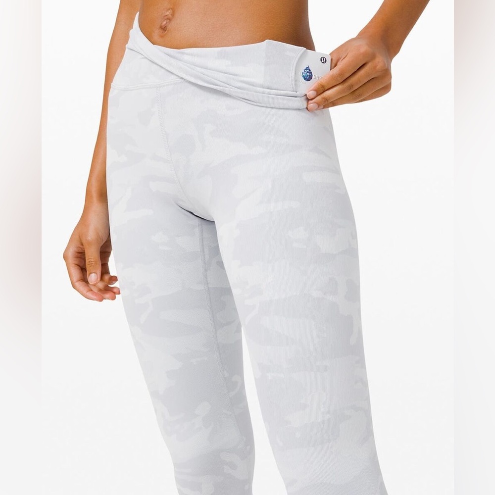Lululemon Wunder Under High-Rise Tight 8 Incognito Camo Jacquard Alpine